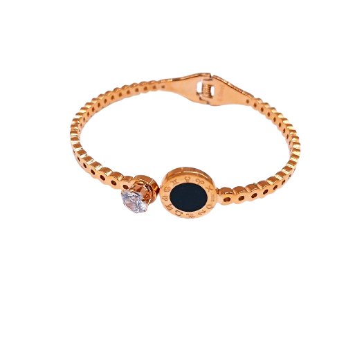 Γυναικείο βραχιόλι ατσάλινο με τον ζωδιακό κύκλο χρυσό Γυναικείο βραχιόλι ατσάλινο με τον ζωδιακό κύκλο χρυσό