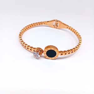 Γυναικείο βραχιόλι ατσάλινο με τον ζωδιακό κύκλο χρυσό