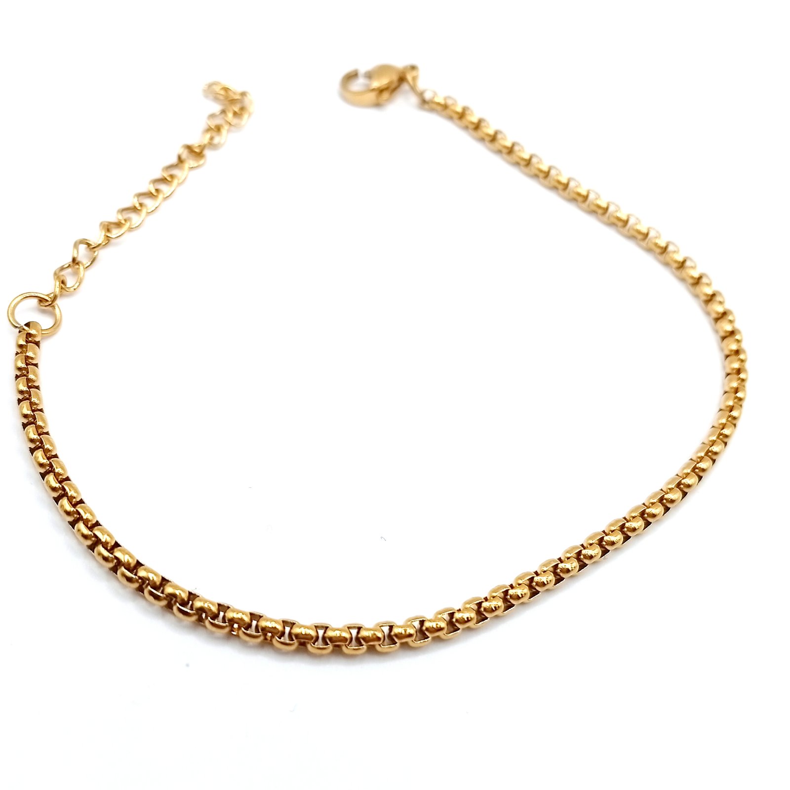 Γυναικείο επιχρυσωμένο βραχιόλι από ανοξείδωτο ατσάλι Γυναικείο επιχρυσωμένο βραχιόλι από ανοξείδωτο ατσάλι