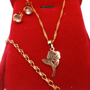 Επιχρυσωμένο σετ δώρου κοσμημάτων - Εικόνα 1