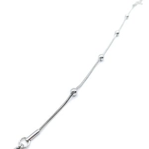 βραχιόλι από ανοξείδωτο ατσάλι με αλυσίδα