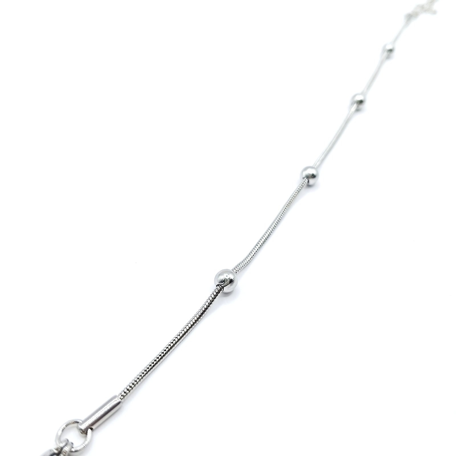 βραχιόλι από ανοξείδωτο ατσάλι με αλυσίδα βραχιόλι από ανοξείδωτο ατσάλι με αλυσίδα