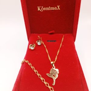 Επιχρυσωμένο σετ δώρου κοσμημάτων