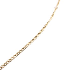 βραχιόλι αλυσίδα από επιχρυσωμένο ανοξείδωτο ατσάλι.