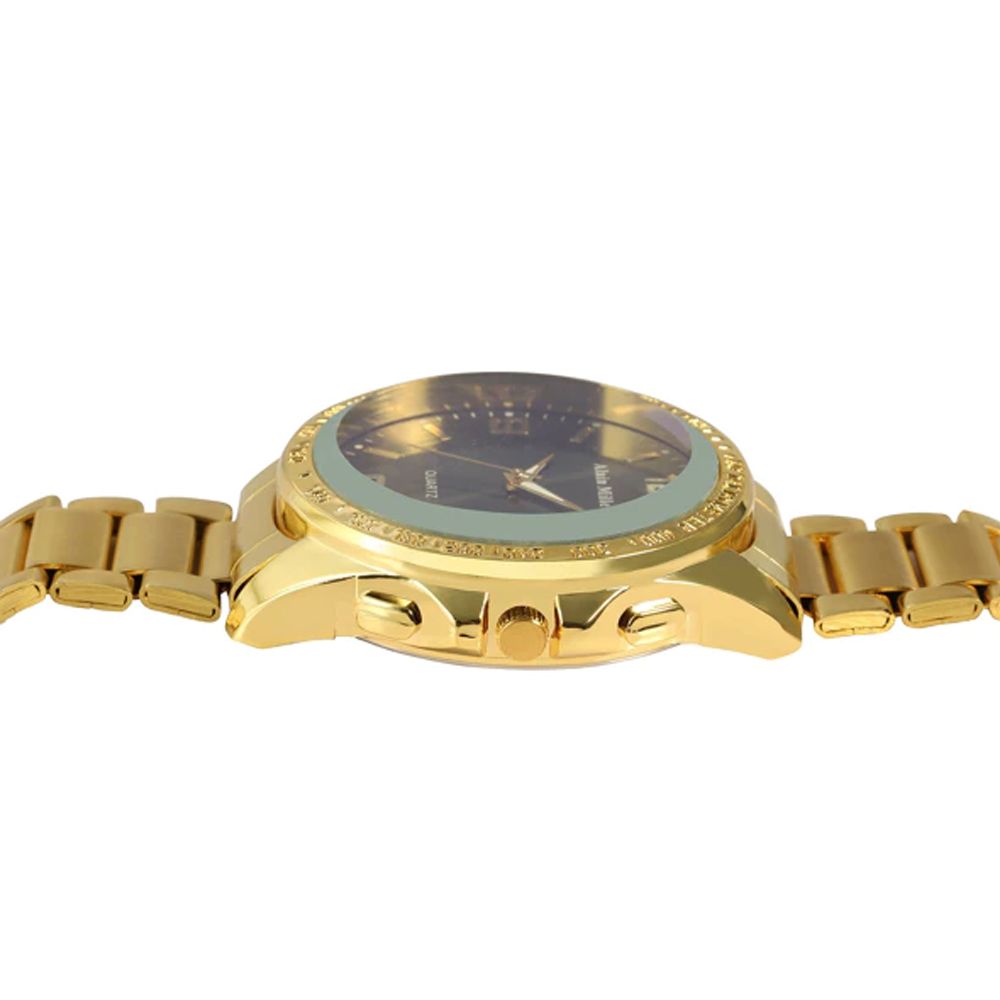 Ανδρικό ρολόι Alain Miller σε full gold απόχρωση - Image 3 Ανδρικό ρολόι Alain Miller σε full gold απόχρωση - Image 3