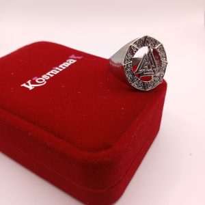 Ανδρικό Δαχτυλίδι Viking Valknut από Ανοξείδωτο Ατσάλι - Εικόνα 4