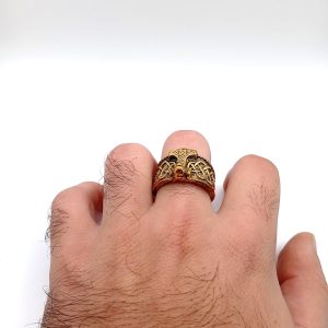 Ανδρικό Δαχτυλίδι Viking Mjölnir σε Antique Gold - Εικόνα 1