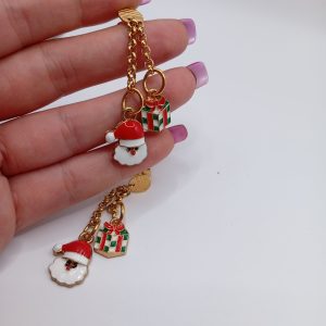 Διπλά Χειροποίητα Σκουλαρίκια Χριστουγεννιάτικα – 2 Σχέδια - Εικόνα 3