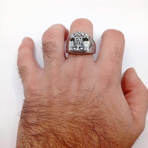 Ανδρικό Δαχτυλίδι Mjölnir Vintage Steel - Εικόνα 1