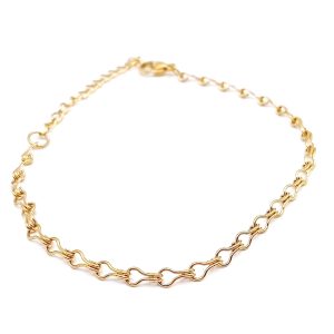 Γυναικείο επιχρυσωμένο βραχιόλι από ανοξείδωτο ατσάλι