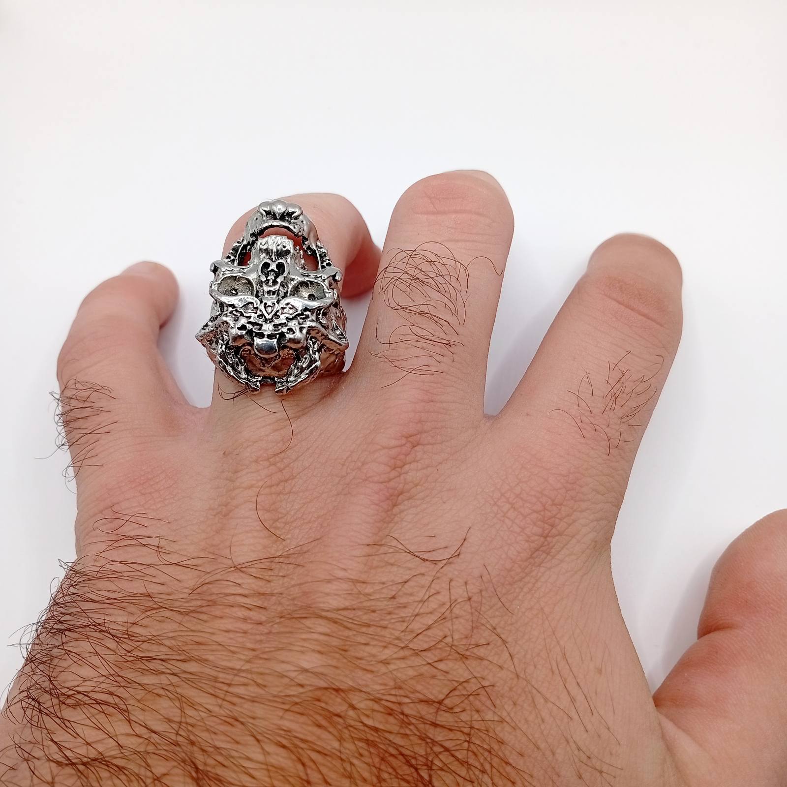 Δαχτυλίδι Demon Skull από Ανοξείδωτο Ατσάλι - Image 2 Δαχτυλίδι Demon Skull από Ανοξείδωτο Ατσάλι - Image 2