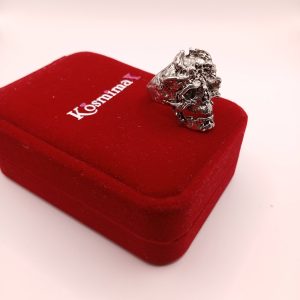 Δαχτυλίδι Demon Skull από Ανοξείδωτο Ατσάλι - Εικόνα 3