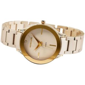 Γυναικείο ρολόι σε gold απόχρωση - Εικόνα 3