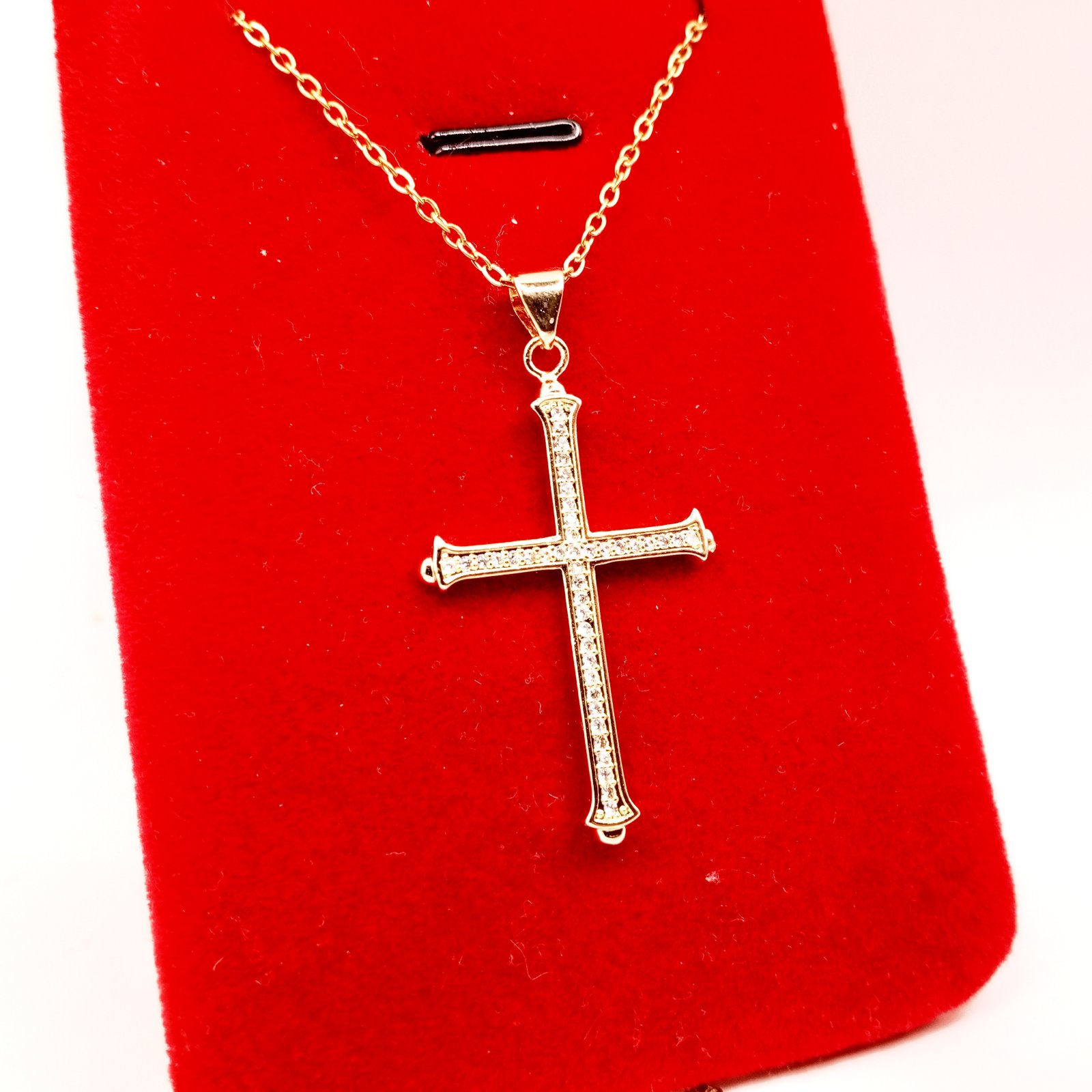 Γυναικείος Σταυρός Gold Cross Shine - Image 2 Γυναικείος Σταυρός Gold Cross Shine - Image 2