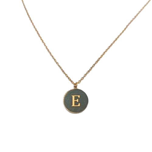 Ατσάλινο Κολιέ Μονόγραμμα Ε Ατσάλινο Κολιέ Μονόγραμμα Ε