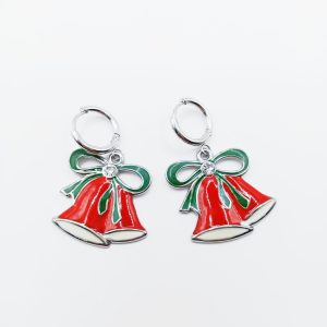 Χριστουγεννιάτικα σκουλαρίκια καμπανάκια