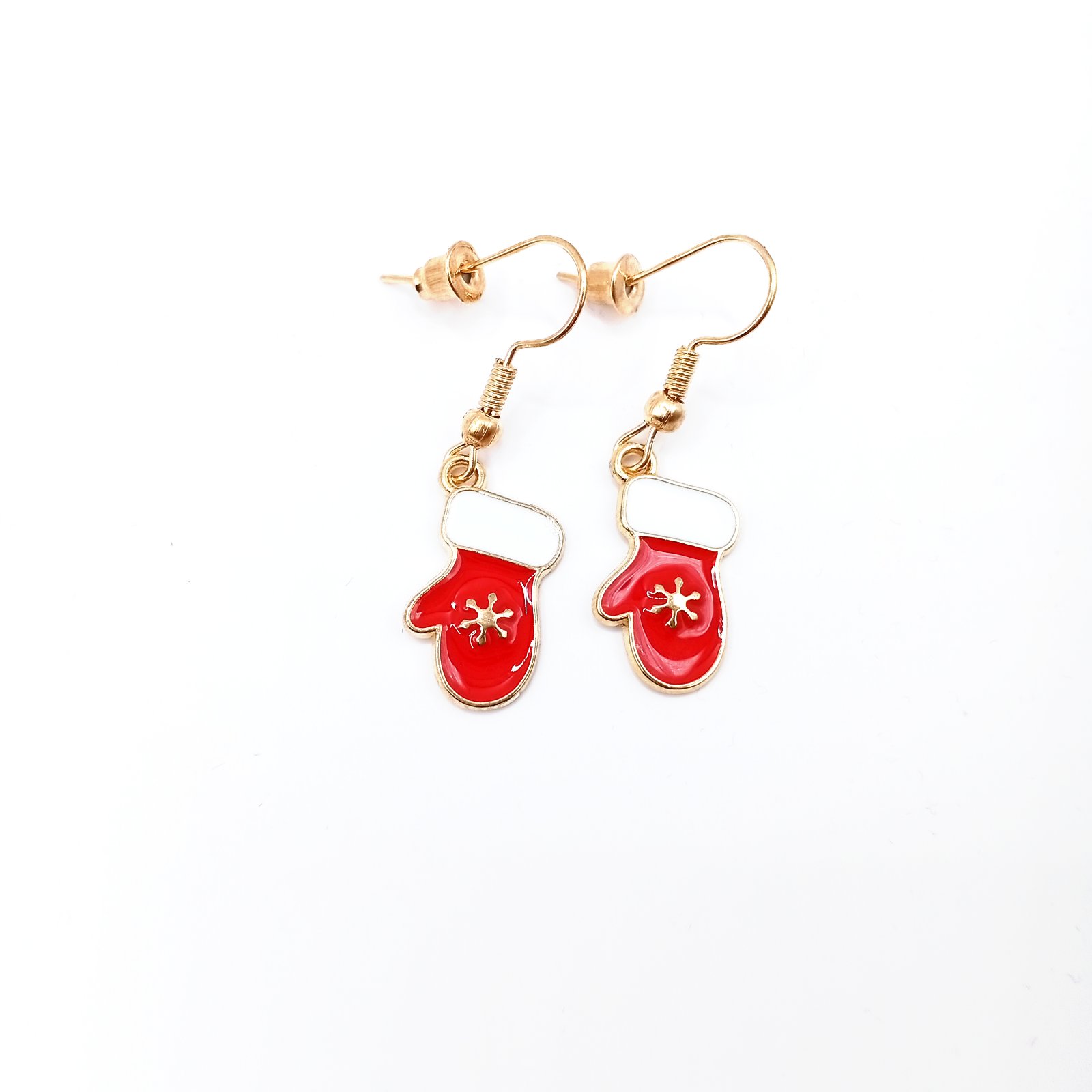 Χριστουγεννιάτικα σκουλαρίκια γαντάκια Χριστουγεννιάτικα σκουλαρίκια γαντάκια