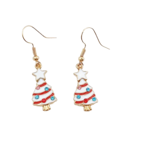 Χριστουγεννιάτικα σκουλαρίκια δεντράκια