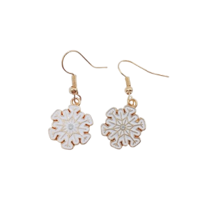 Χριστουγεννιάτικα σκουλαρίκια χιονονιφάδες