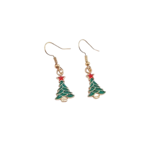 Χριστουγεννιάτικα σκουλαρίκια δεντράκια