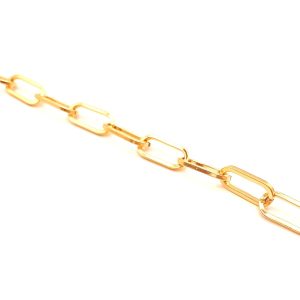 βραχιόλι αλυσίδα από επιχρυσωμένο ανοξείδωτο ατσάλι