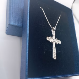 Ασημένιος σταυρός infinity (925) - Εικόνα 1