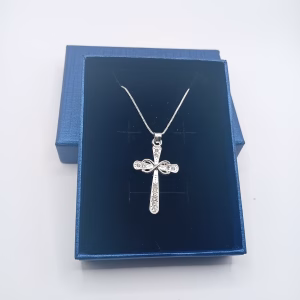 Ασημένιος σταυρός infinity (925) - Εικόνα 3