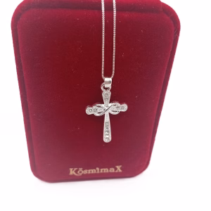 Ασημένιος σταυρός infinity (925) - Εικόνα 4