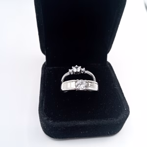 Σετ Ασημένια Δαχτυλίδια για ζευγάρι - Εικόνα 1