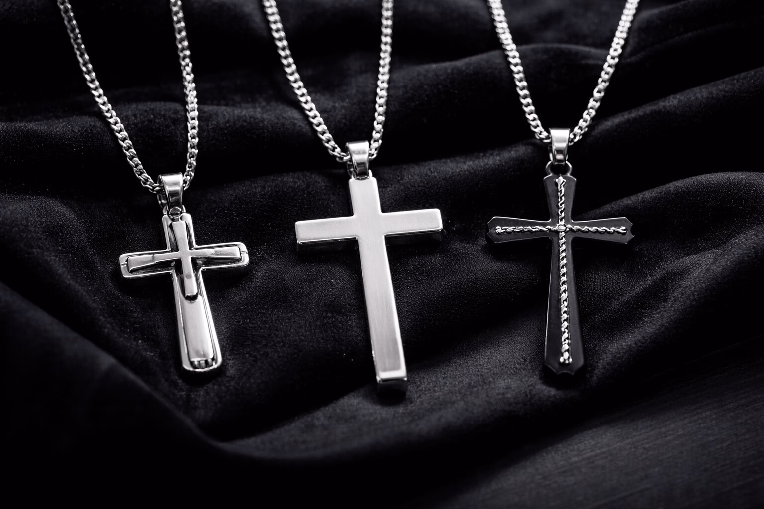 Ανδρικοί σταυροί από ατσάλι