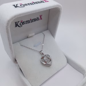 Γυναικείο Κολιέ Καρδιά 1ct Moissanite - Εικόνα 9